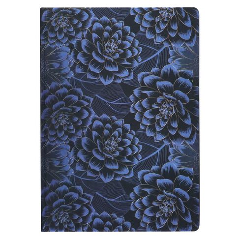 Uniti Stationery Bloom Blue A5 Notebook