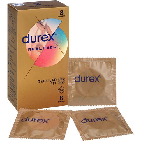 Durex Real Feel Condoms 8 Pack