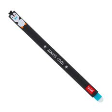 Legami Penguin Erasable Gel Pen Turquoise