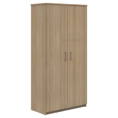 Mascot Tall Cabinet 2 Hinged Doors locking Classic Oak 1800x900
