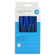 WS Classic Ball Pens 50 Pack Blue