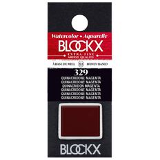 BLOCKX Watercolour Half Pan S3 329 Quinacridone Magenta