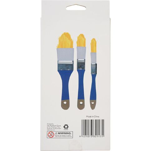Uniti Wide Wooden Brush Set 3 Piece