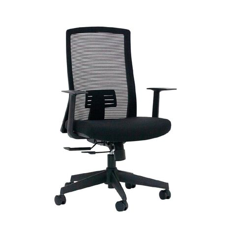 Knights Eagle Mesh Midback Chair Black