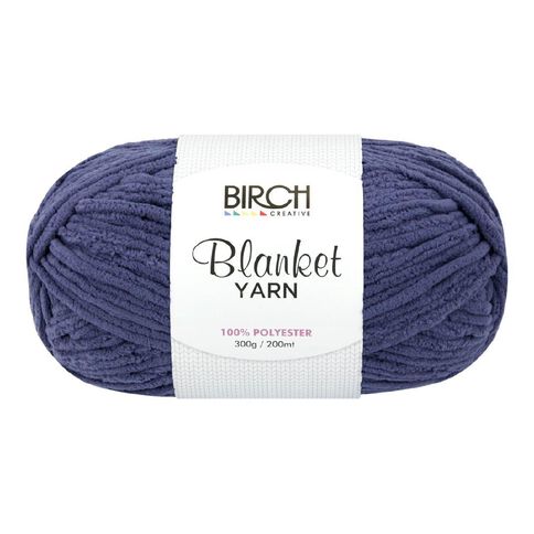 Birch Blanket Yarn 100% Polyester 300G Blue