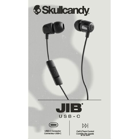Skullcandy Jib  USB-C Wired Earbuds Black