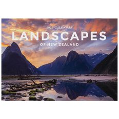 Bright Ideas 2022 Calendar NZ Landscapes Monthly With Envelope A4