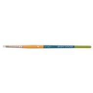 Princeton Snap Brush Short Handle Taklon Bright Shader 4 White