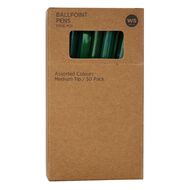 WS Ballpen Sprint Grip 50 Pack Assorted