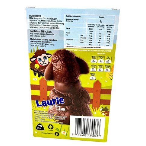 Waikato Valley Chocolates Milk Choc Laurie the Lamb