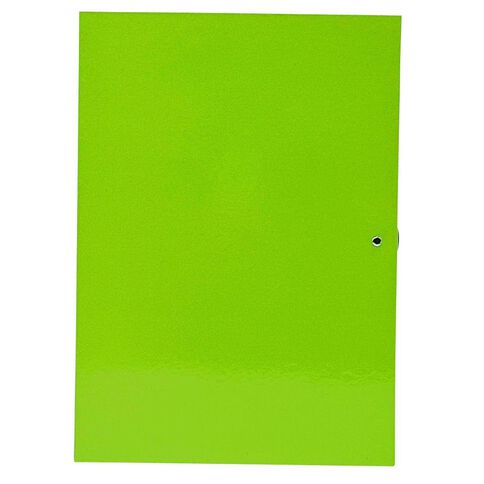 WS Pressboard File Box Green Foolscap