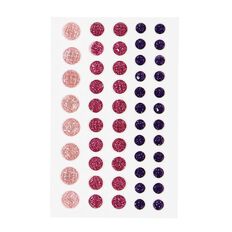 Uniti Bling Crystal Sticker 52 Pieces Red
