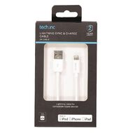 Tech.Inc Lightning Cable 2m White