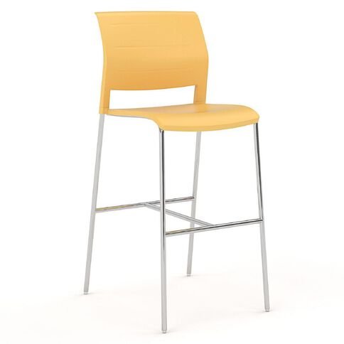 Game Barstool Daffodil Yellow Mid