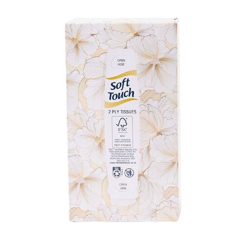 Soft Touch Facial Tissues 2-Ply 120 Pack