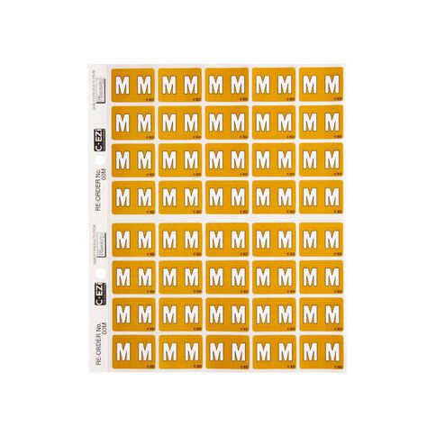 Filecorp Coloured Labels M Yellow Mid