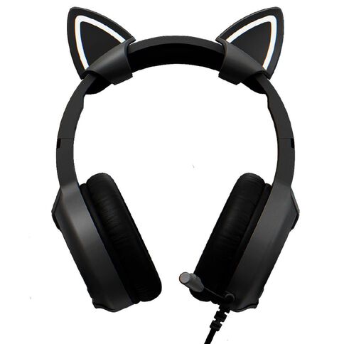 Playmax Cat Ears Black/White