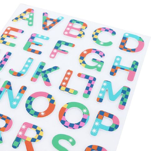 Uniti Summer Alpha Stickers