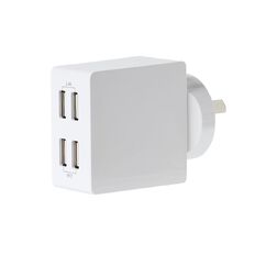 Tech.Inc Quad USB Wall Charger 4.8A