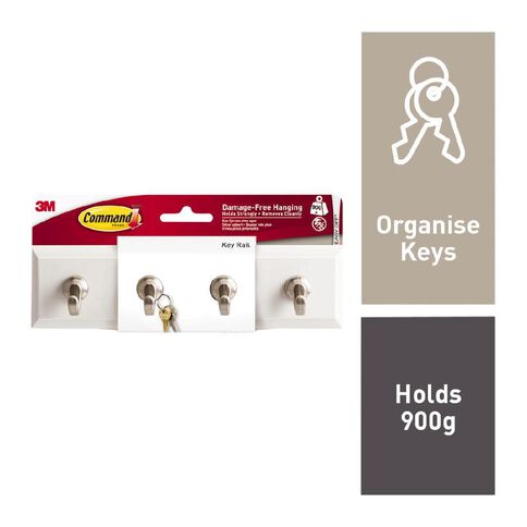 Command Quartz Key Rail