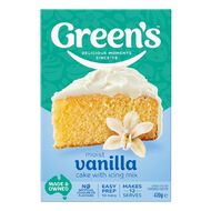 Green's Traditional Vanilla Cake Mix 470g