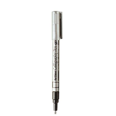 Artline Calligraphic Pen 2.5mm Silver Loose Silver