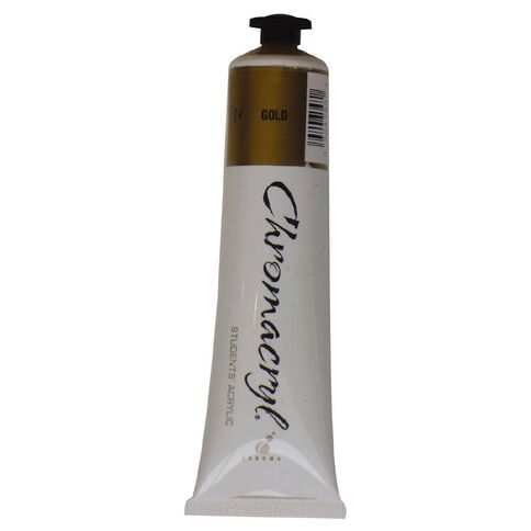 Chromacryl Acrylic Paint Gold 75ml