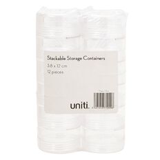 Uniti Stackable Storage Containers 12 Pieces