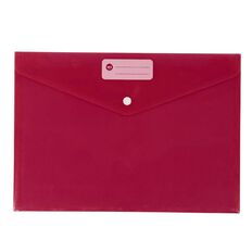 WS Document Envelope Single Dome Pink