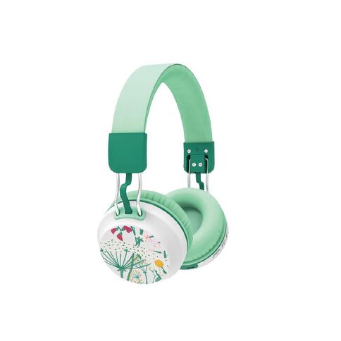 Floral Dream Wireless Headphones Green