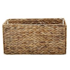 Living & Co Water Hyacinth Madrid Folding Basket Natural