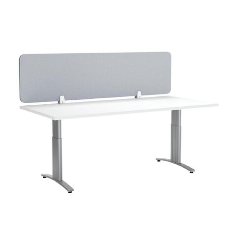 Boyd Visuals Desk Screen Light Grey 1800mm