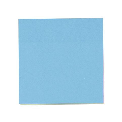WS Cube Sticky Notes 76mm x 76mm 400 Sheet Yellow Multi-Coloured