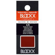 BLOCKX Watercolour Half Pan S1 121 Venetian Red Red
