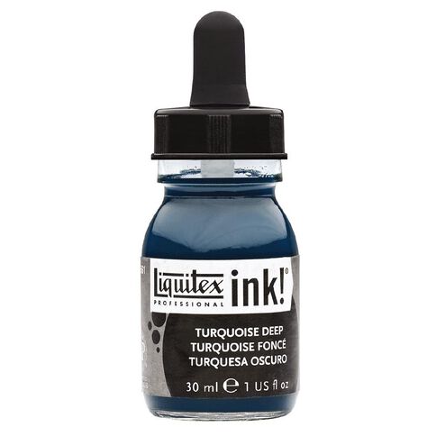 Liquitex Ink 30ml Turquoise Blue Deep
