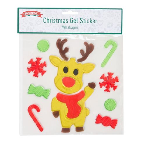 Wonderland Christmas Gel Sticker Assorted