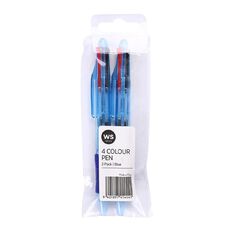 WS 4 Colour Pen 2 Pack