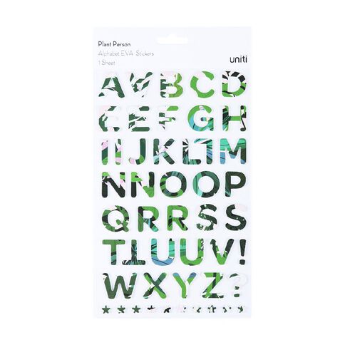 Uniti Plant Person Alpha Stickers