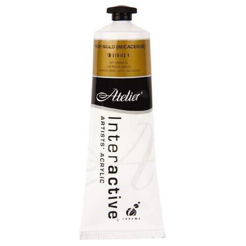 Atelier S4 Acrylic Paint Rich Gold 80ml