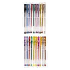 WS Mixed Sparkle Gel Pens Multi-Coloured 20 Pack