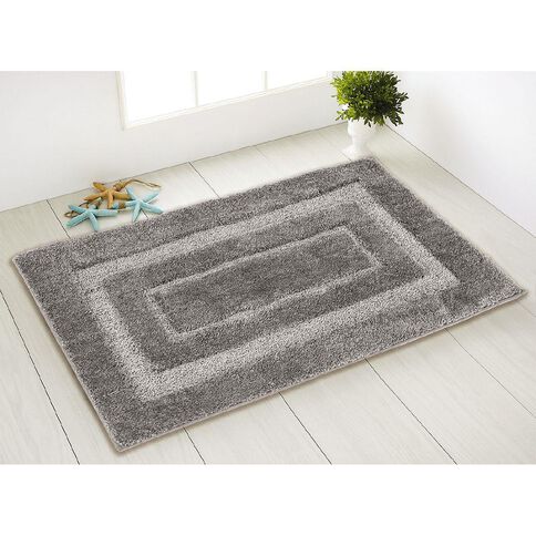 Living & Co Bath Mat Vienna Tufted Microfibre 50cm x 80cm