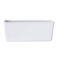 Living & Co Lisse Narrow Lidded Organiser White 5L