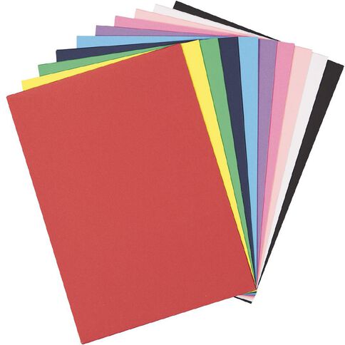 Uniti Value Cardstock Smooth 220gsm Bright's 60 Sheets Assorted A4