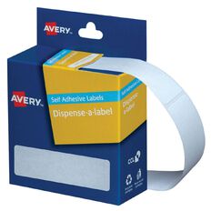 Avery Dispenser Rectangle 280 Labels White 64mm x 19mm