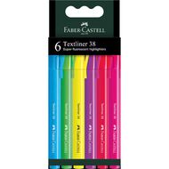 Faber-Castell Textliner 38 Slim 6 Pack