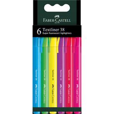 Faber-Castell Textliner 38 Slim 6 Pack