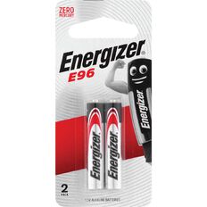 Energizer Alkaline Batteries E96 AAAA 2 Pack