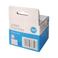 WS Jumbo Push Pins 12 Pack