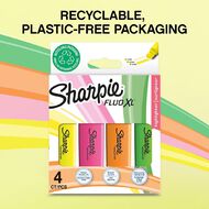 Sharpie Sharpie Fluo XL Highlighter - Pack of 4 Assorted 4 Pack