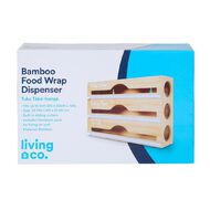 Living & Co Bamboo Food Wrap Dispenser